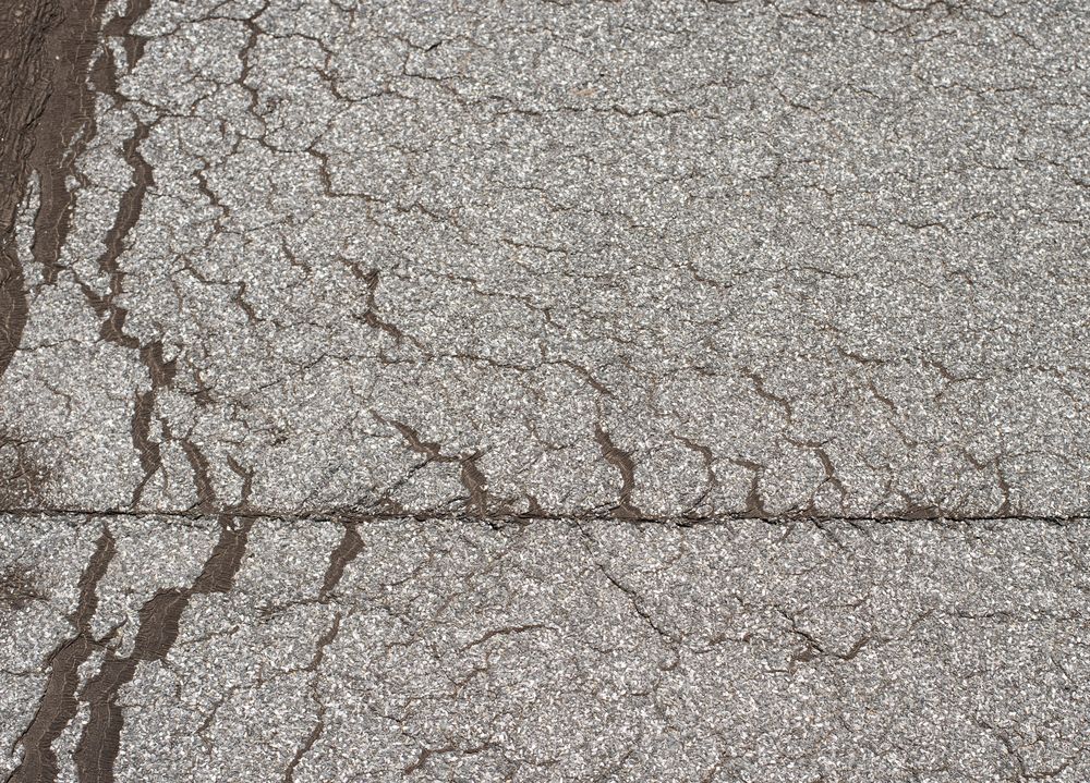 Losliggend dakleer op plat dak in Beek en Donk